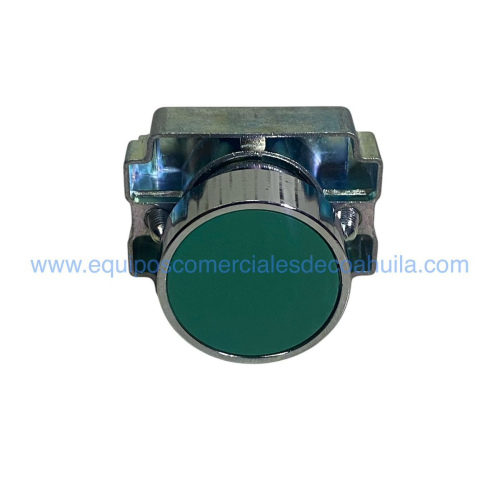 Botón pulsador color verde 1 NO